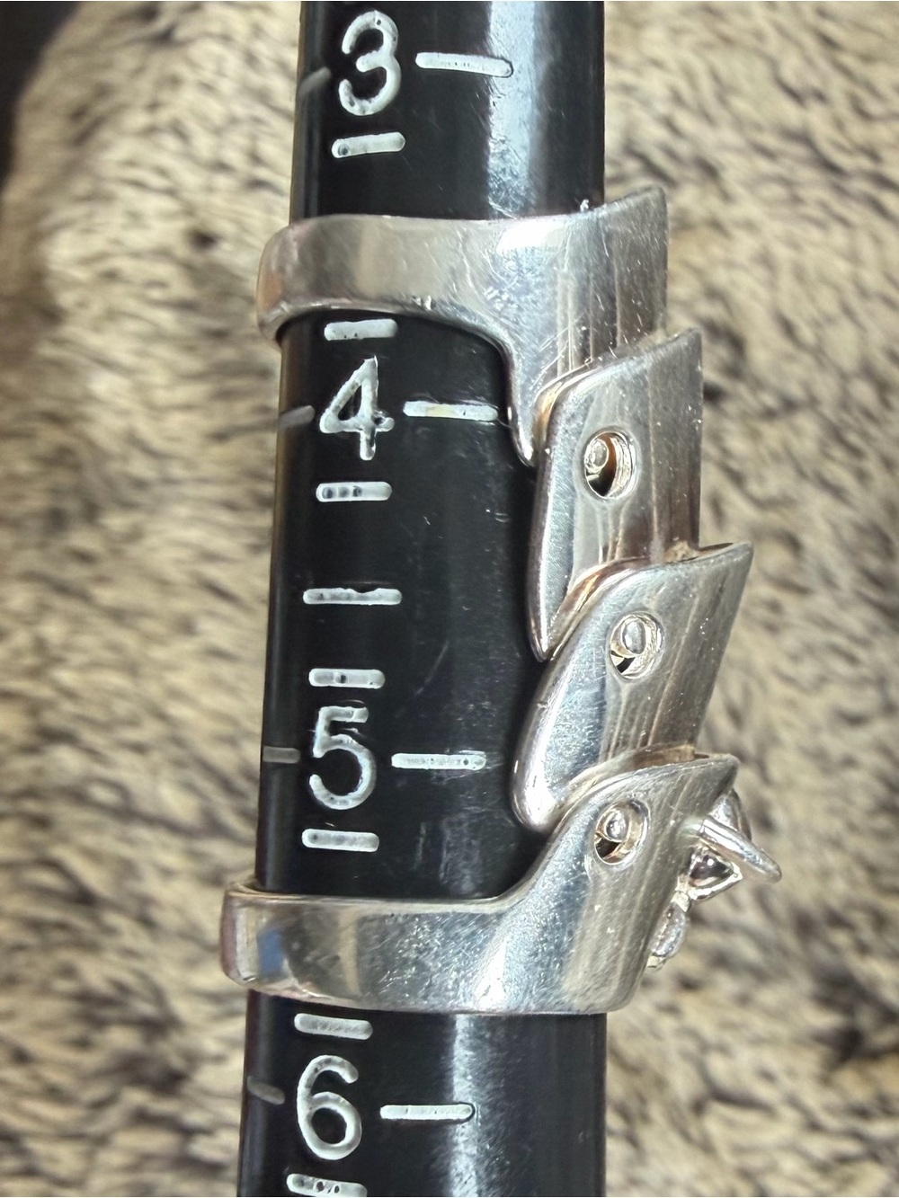 Vivienne Westwood Sterling Silver Armour Ring w/ Orb - Excellent Pre Owned Cond - Picture 5 of 11